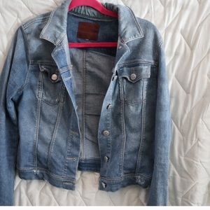 On hold denim jacket